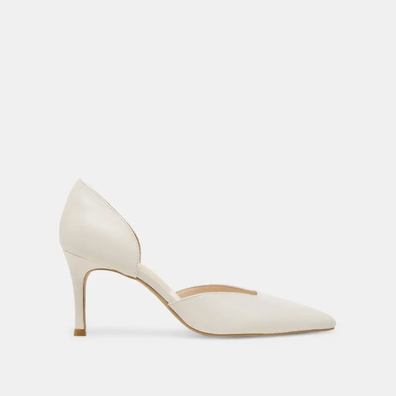 Eloy Heels White Leather 1