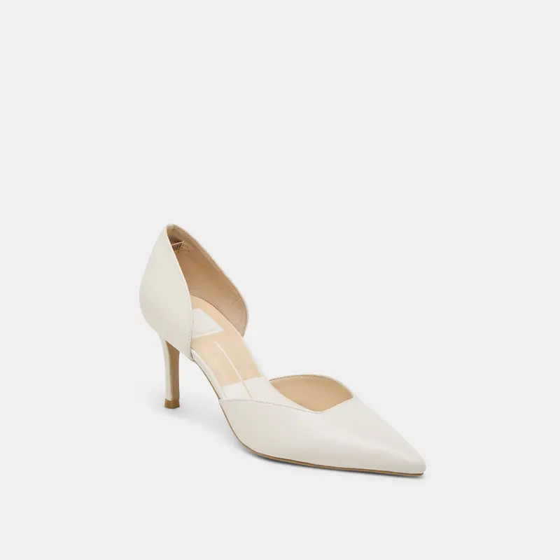 Eloy Heels White Leather 2