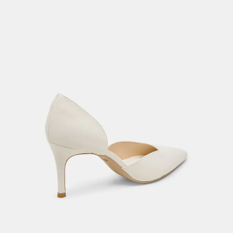 Eloy Heels White Leather 3