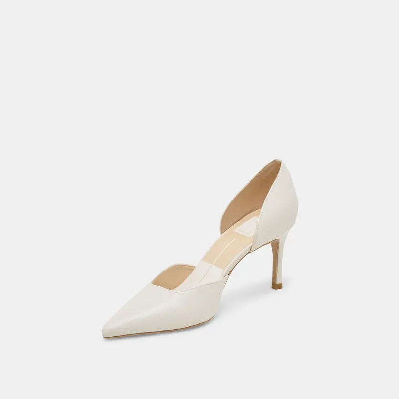 Eloy Heels White Leather 4