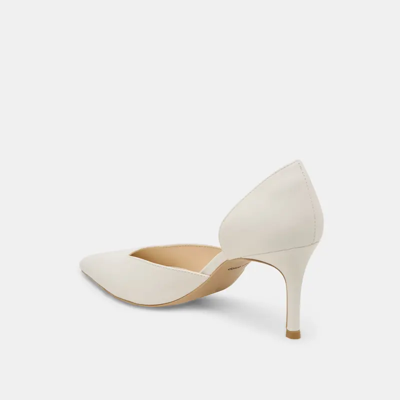 Eloy Heels White Leather 5
