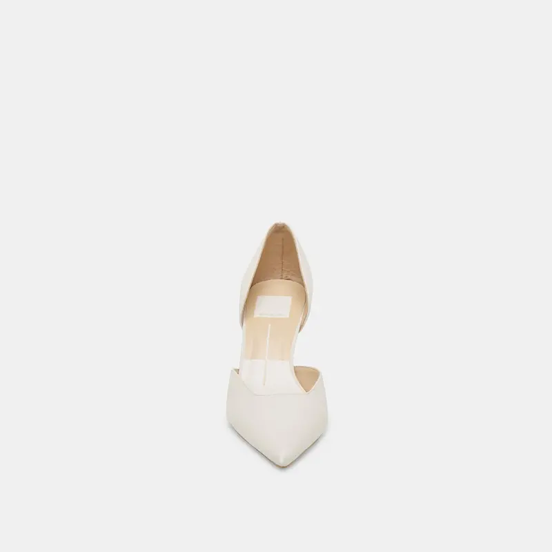 Eloy Heels White Leather 6