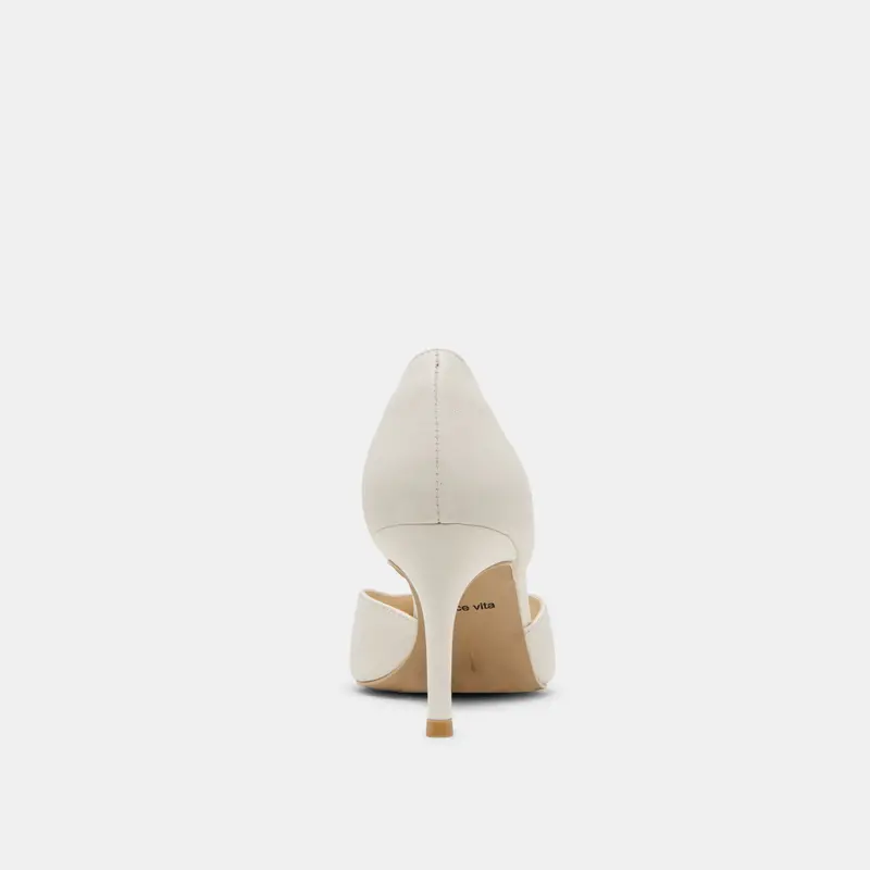 Eloy Heels White Leather 7