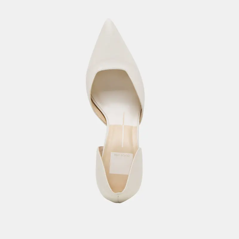 Eloy Heels White Leather 8
