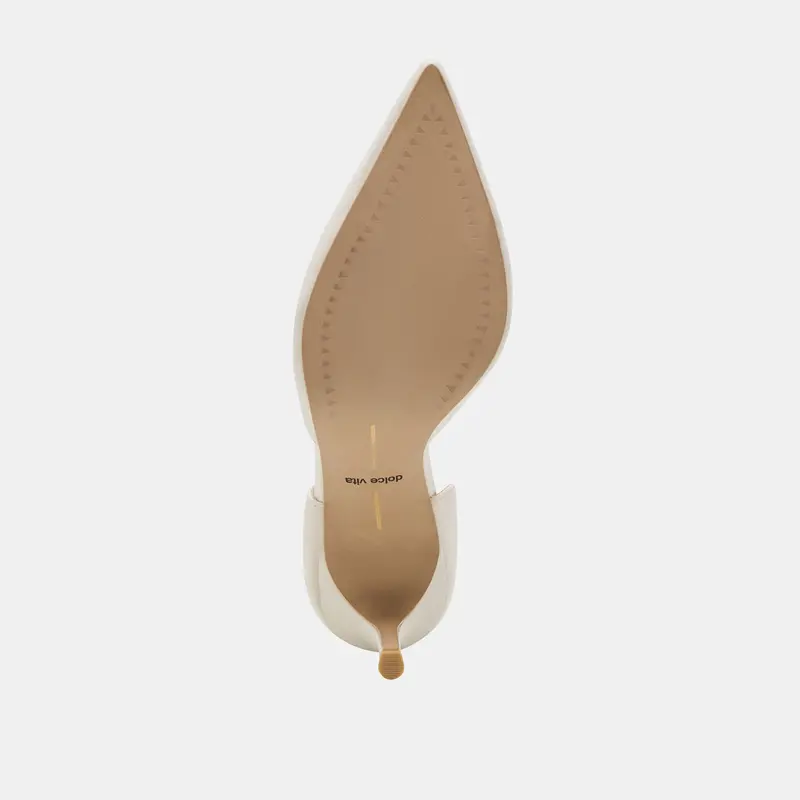 Eloy Heels White Leather 9