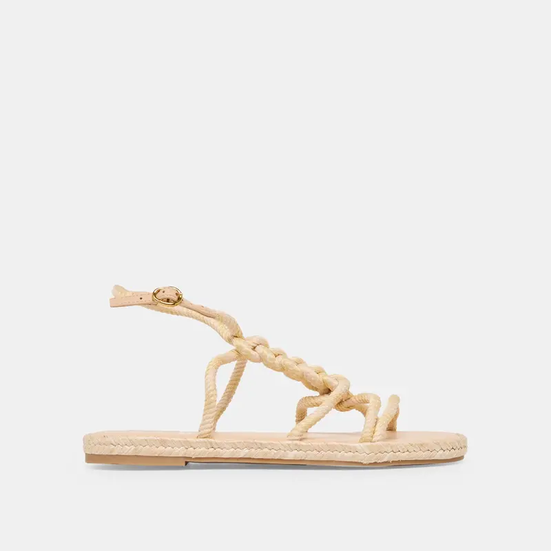 Elyana Sandals Natural Multi Rope Raffia 1