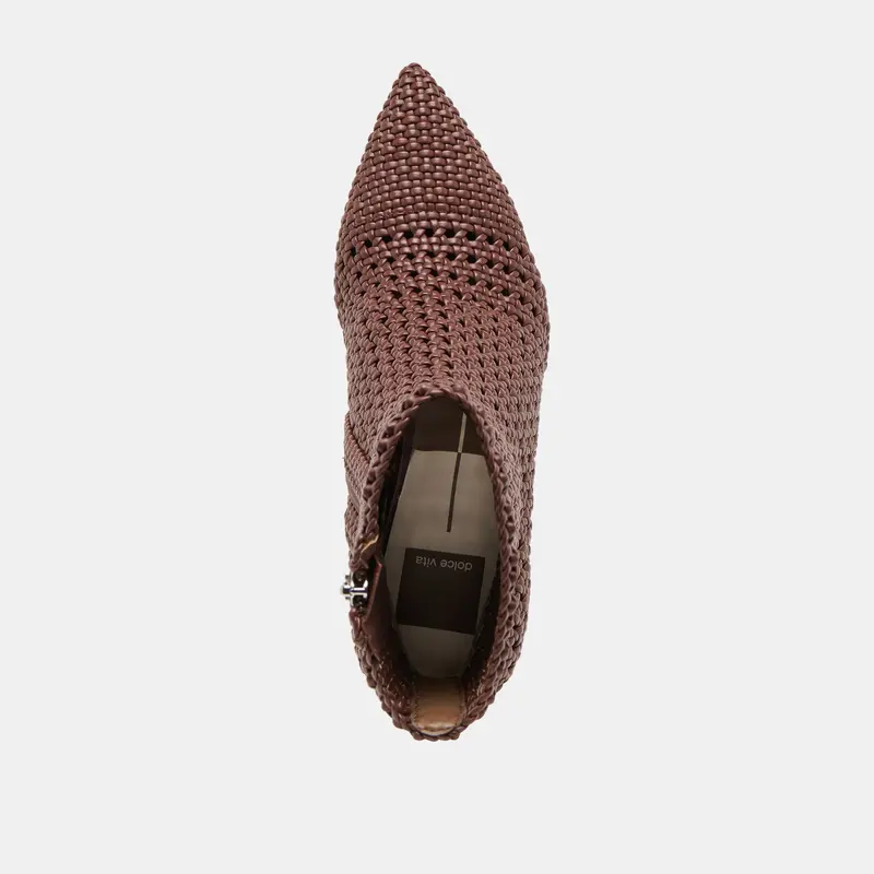 Embry Booties Brown Woven Stella 10