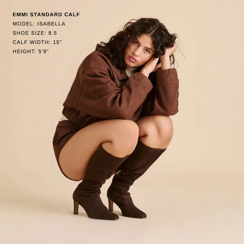 Emmi Boots Dk Brown Suede 8
