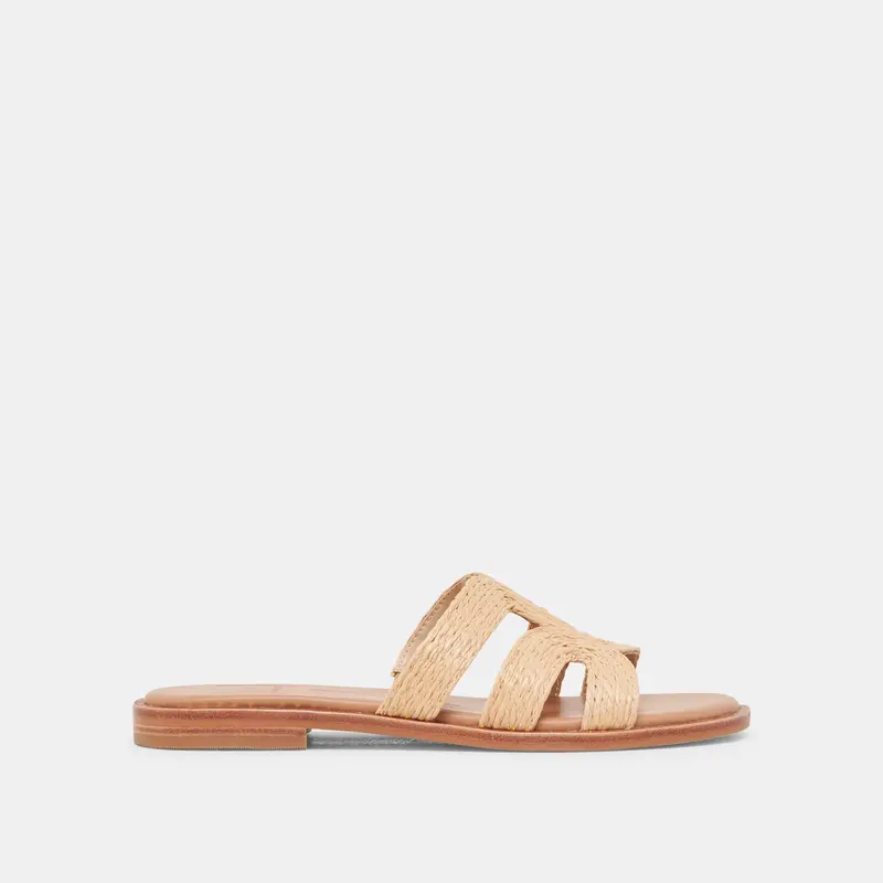 Emon Sandals Lt Natural Raffia 1