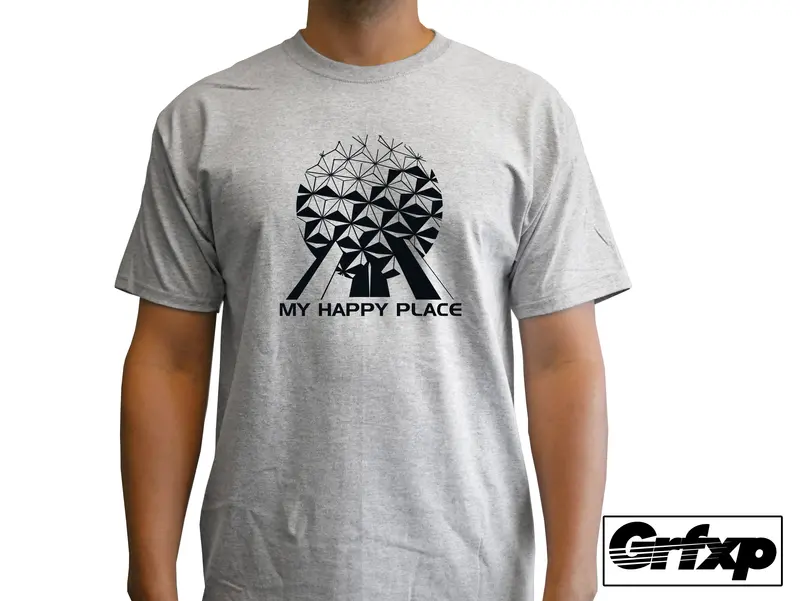Epcot, My Happy Place T-Shirt 1