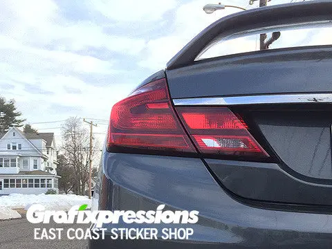 Euro-Style Taillight Overlays For 9Thgen Civic Sedan (2013 - 2015) 1