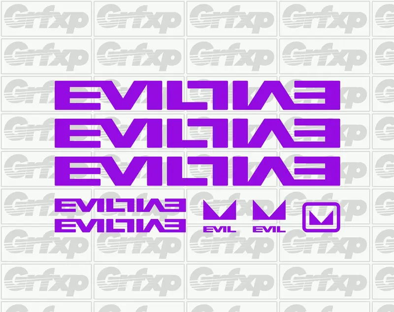 Evil Bikes Sticker Kit 1
