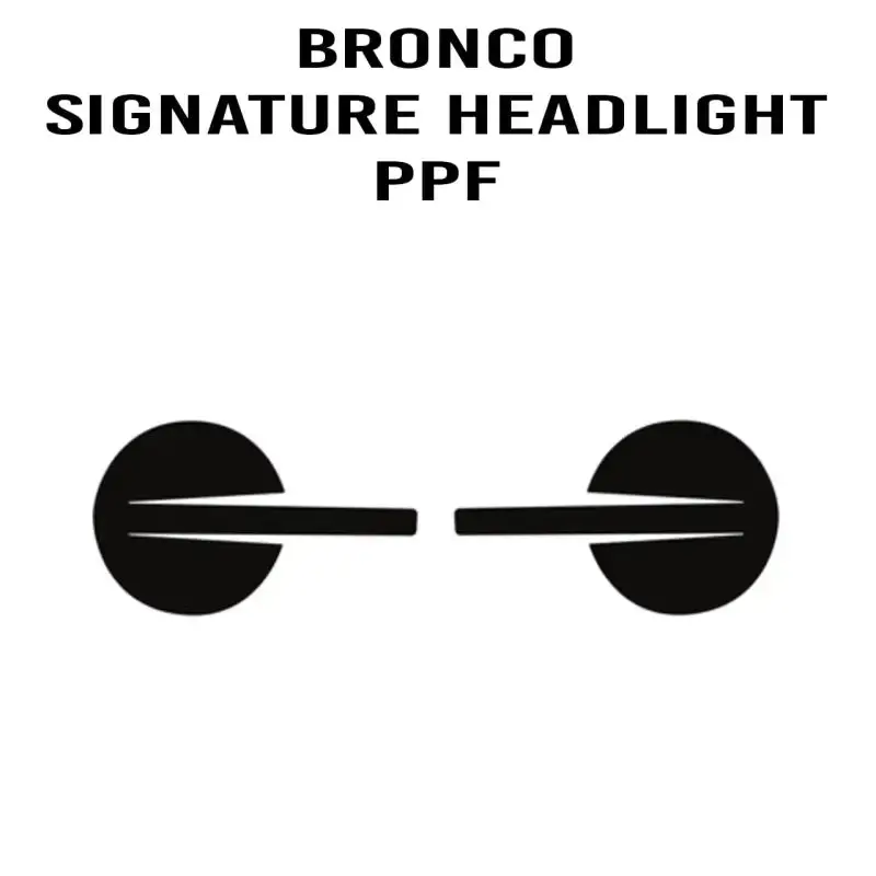 Expert Signature Headlight Paint Protection Film (Clear Ppf) For *2021+ Bronco 1