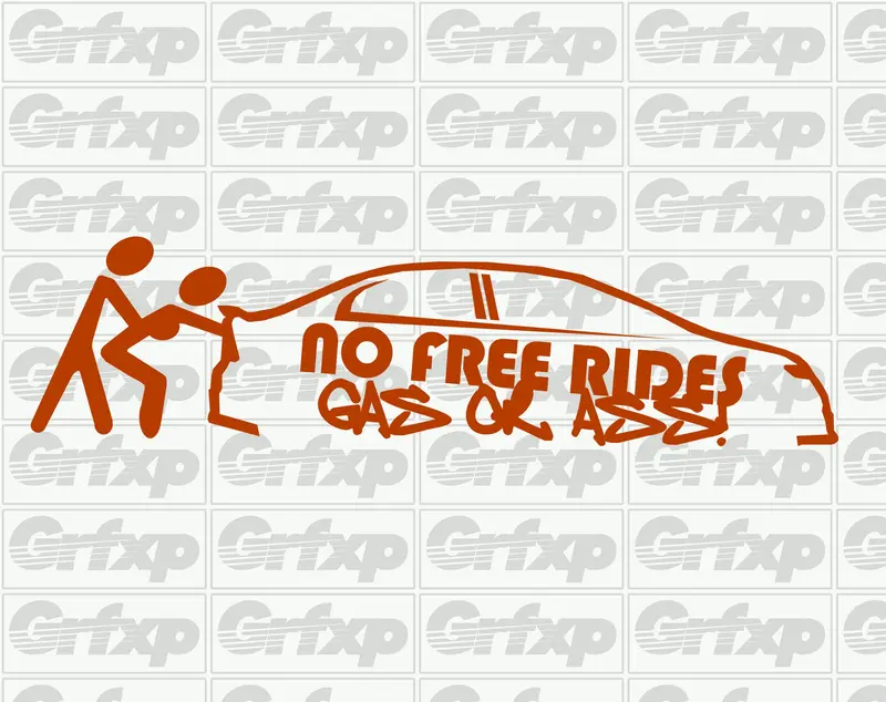 Fa Sedan Gas Or Ass Sticker 1