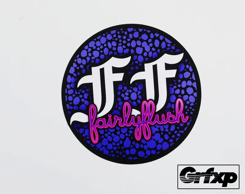 Fairly Flush Label Sticker 1