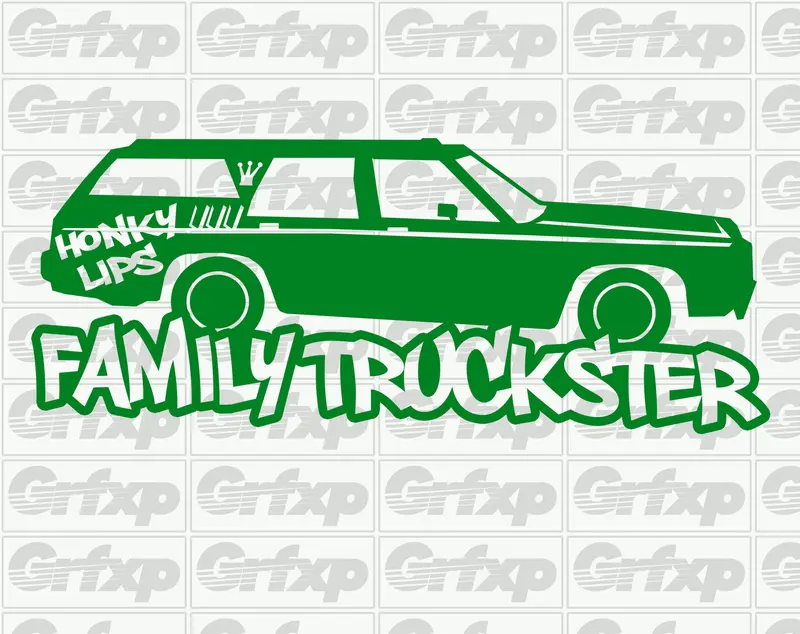 Family Truckster Sticker 1