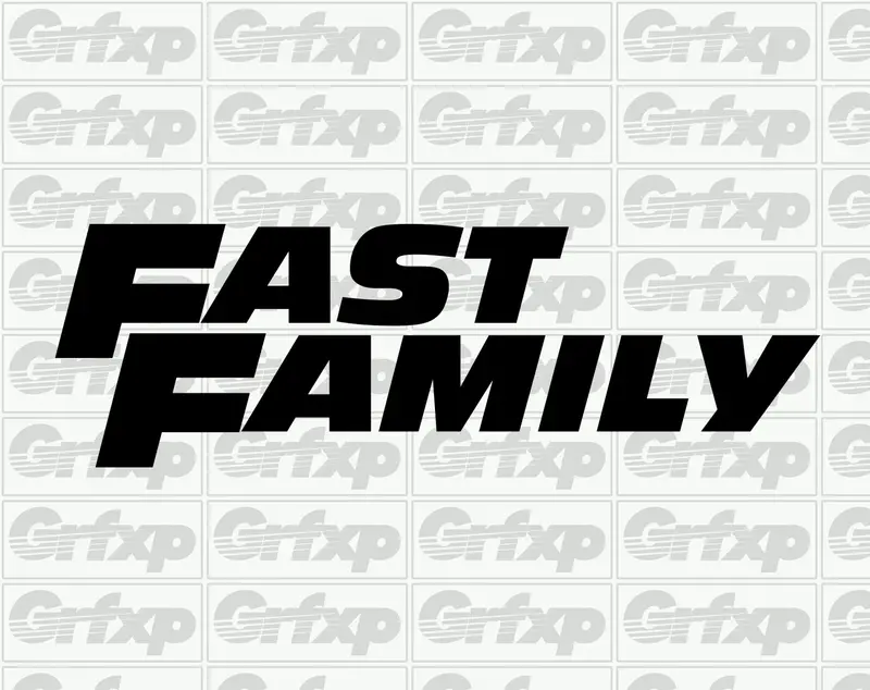 Fast Family Sticker 1