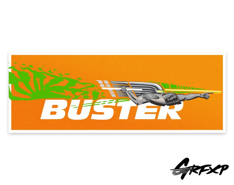 Fast & Furious Brian's "Buster" Supra Throwback Printed Sticker 1