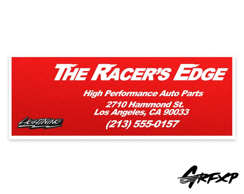 Fast & Furious Racer's Edge Throwback Printed Sticker 1