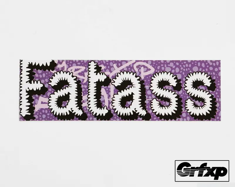 Fatass Printed Sticker 1