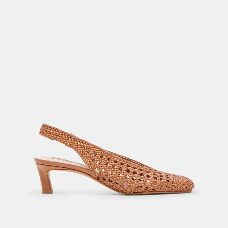 Fawne Heels Saddle Woven Stella 1