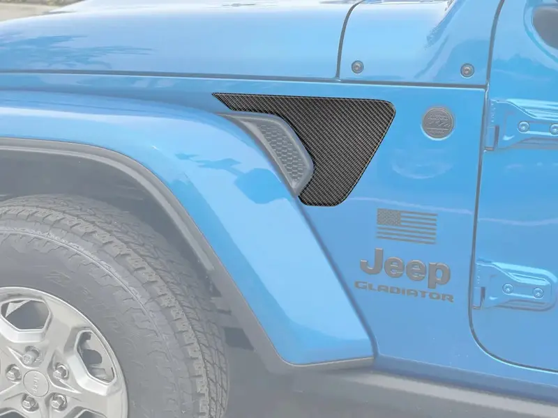 Fender Vent Surround Accent Overlays Fits 2019-2026 Jeep Gladiator 1