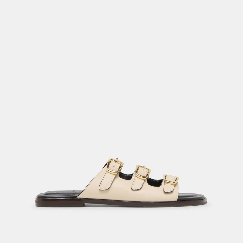 Fin Sandals Bone Leather 1