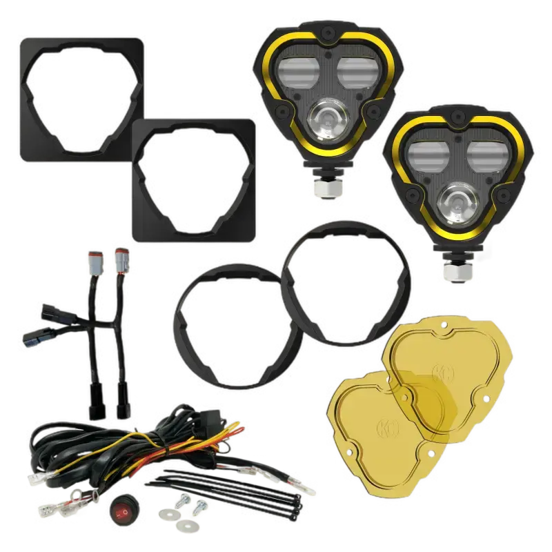 Flex Era® 3 Dual Mode Sae Fog Lights - 2-Light Master Kit - For Jeep Aftermarket Bumpers - #97147 1