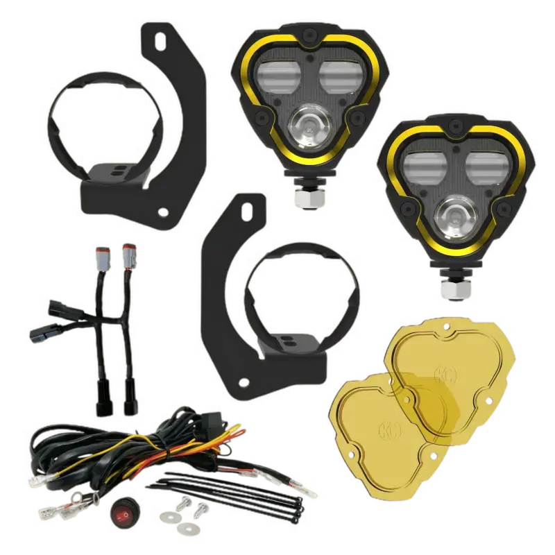 Flex Era® 3 Dual Mode Sae Fog Lights - 2-Light Master Kit - For Jeep Jk/Jl/Jt Steel Bumpers - #97149 1