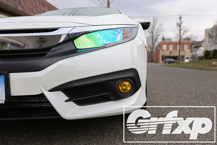 Fog Light Overlays For 10Thgen Honda Civic Sedan (2016 – 2017) 1