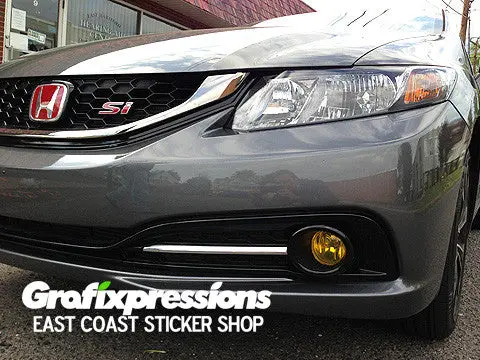 Fog Light Overlays For 9Thgen Honda Civic Si Sedan (2013 – 2015) 1