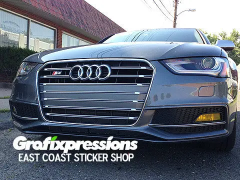 Fog Light Overlays For Audi B8.5 S4/A4 S-Line (2013 – 2016) 1