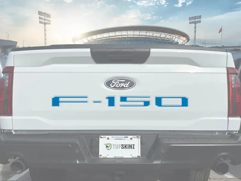 Football Themed Tailgate Letter Inserts Fits 2021-2026 Ford F-150 11
