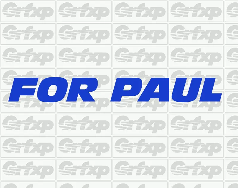 For Paul Sticker 1