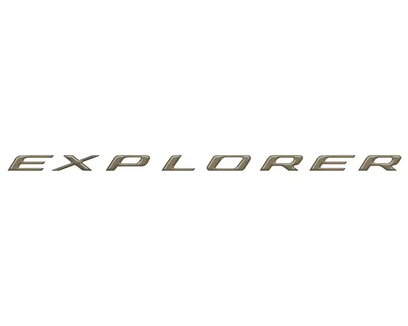 Ford Explorer Liftgate Letter Inserts (2020-2024)