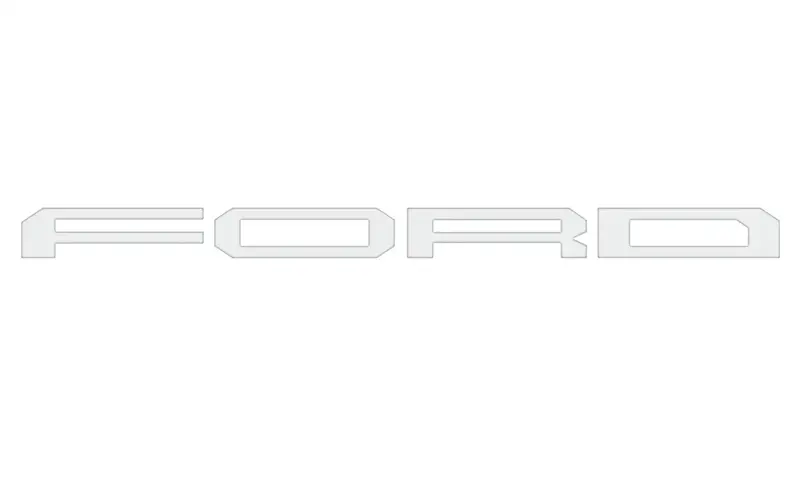 Ford F-150 Raptor Tailgate Letter Overlays for 2021–2026 Models