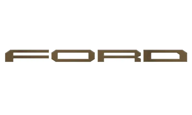 Ford F-150 Raptor Tailgate Letter Overlays for 2021–2026 Models