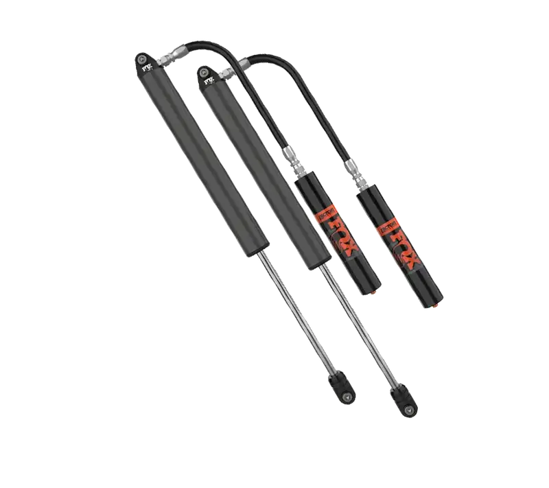 Fox Shocks For 16-23 Tacoma W/ Rear Relocation - 2.5 X 12″ Shocks, Factory Series, Cerakote, Remote Reservoir 1