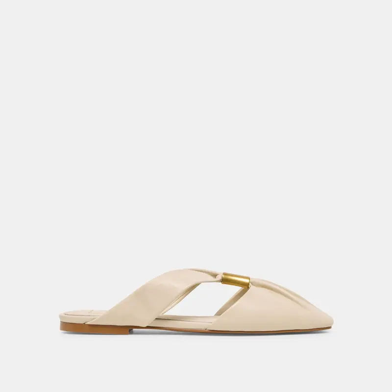 Franey Flats White Leather 1