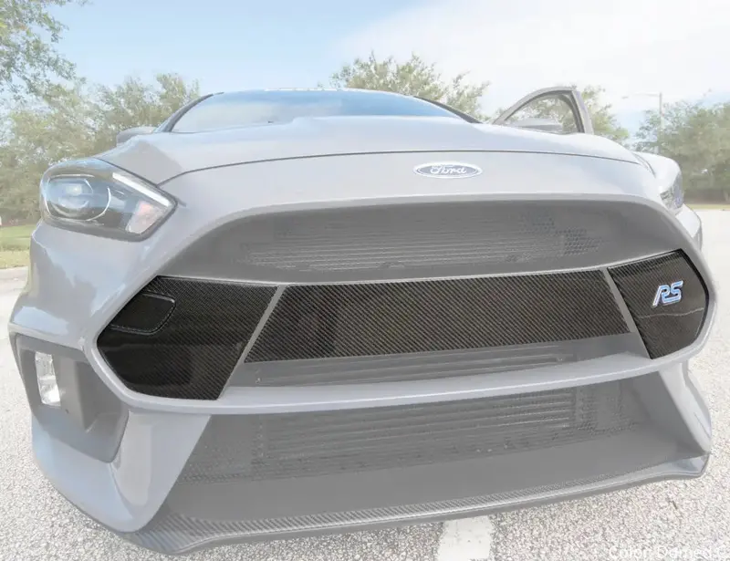 Front Bumper Garnish Overlay Fits 2016-2018 Ford Focus Rs 1