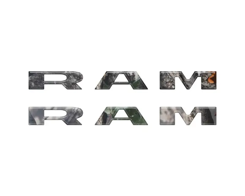 Front Door Emblem Overlays Fits 2025-2026 Ram 1500/2500/3500 10