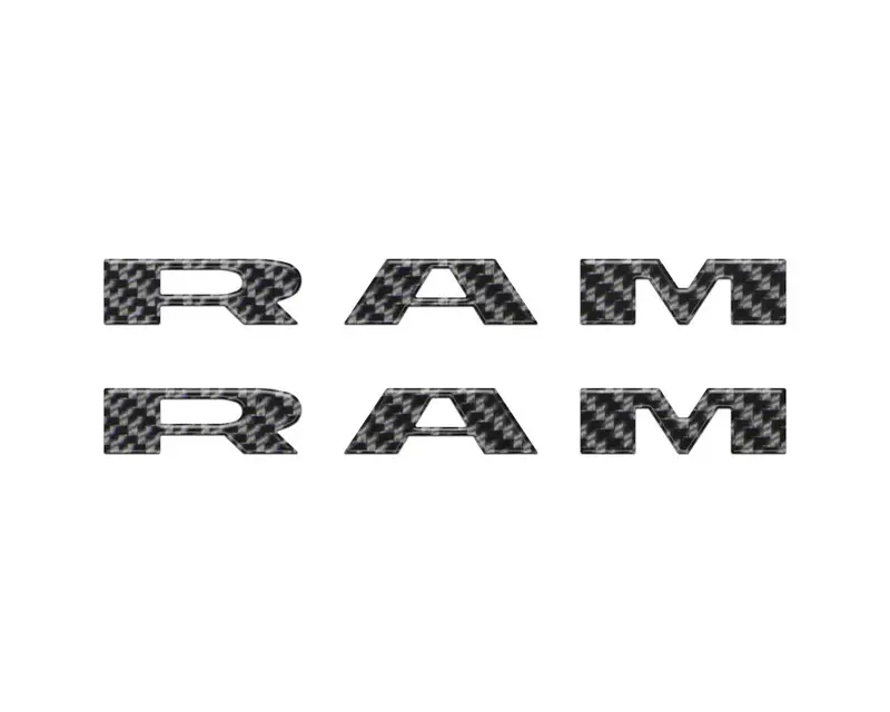 Front Door Emblem Overlays Fits 2025-2026 Ram 1500/2500/3500 3