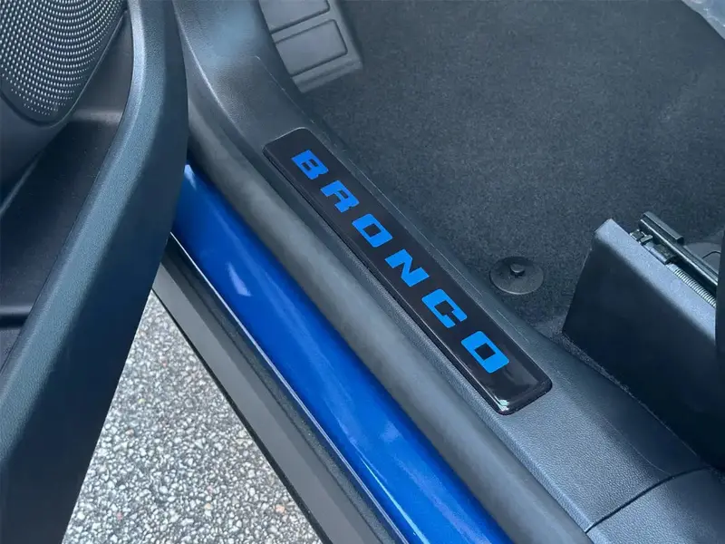 Front Door Sill Accent Overlays Fits 2021-2024 Ford Bronco Sport 3