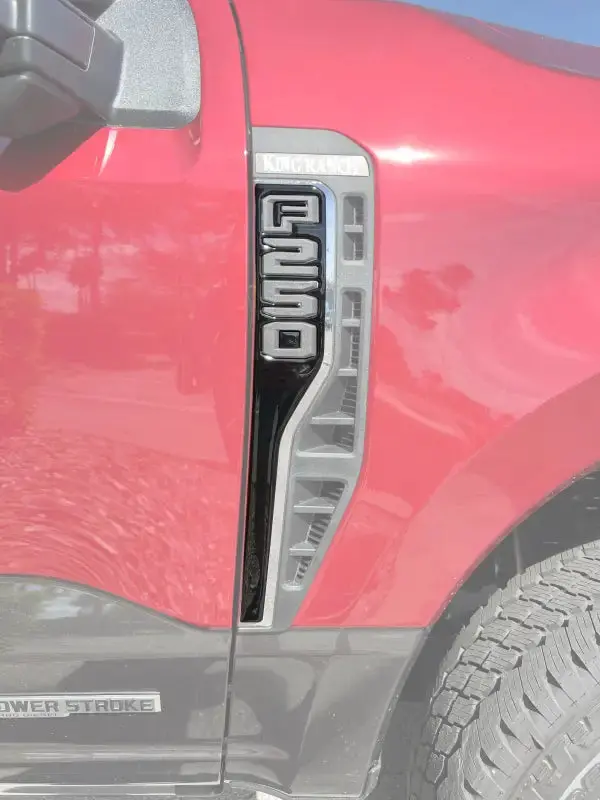 Front Fender Emblem Overlays Fits 2023-2026 Ford Super Duty 3