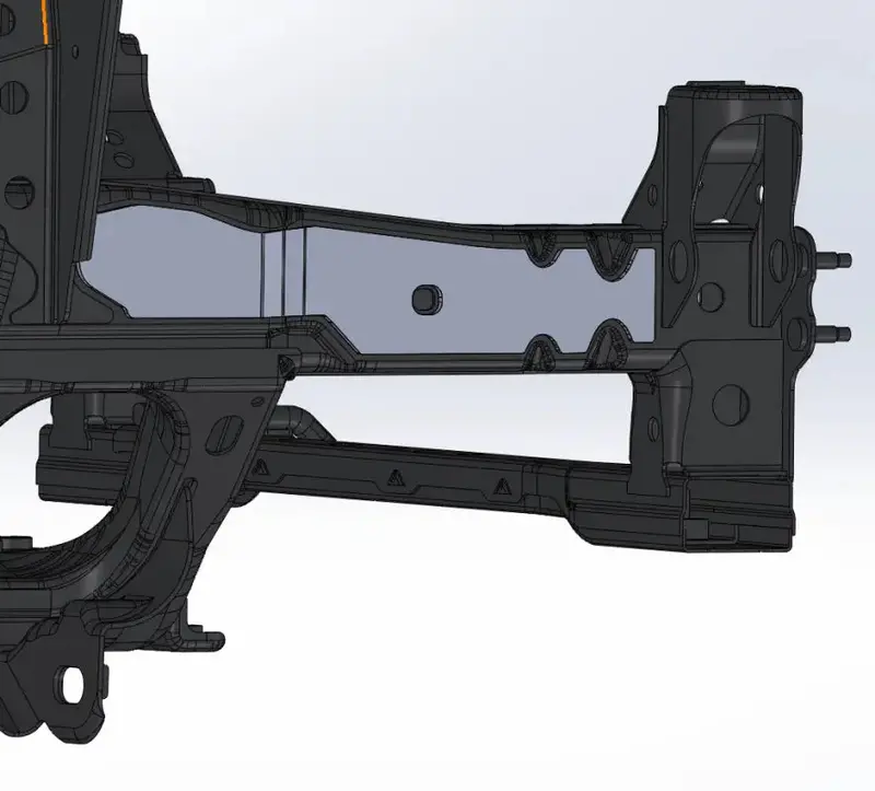Front Frame Gussets For Toyota Tacoma / 2005-2023 1