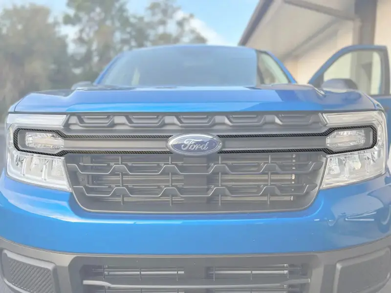 Front Grille Accent Overlays Fits 2022-2024 Ford Maverick 1
