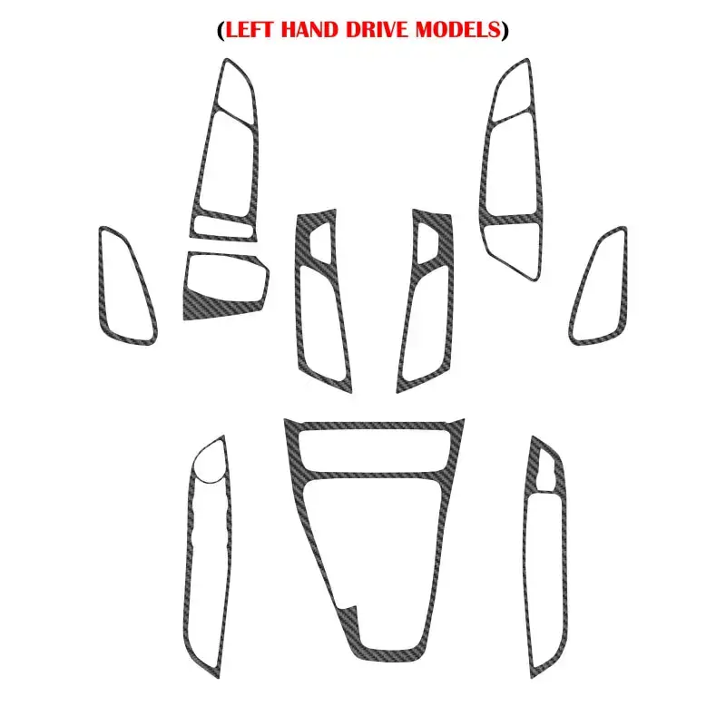 Front Interior Dash Kit Fits 2015-2018 Ford Focus, Rs, St 5