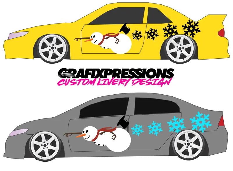 Frosty The Snowman - Custom Vehicle Livery Graphics 1