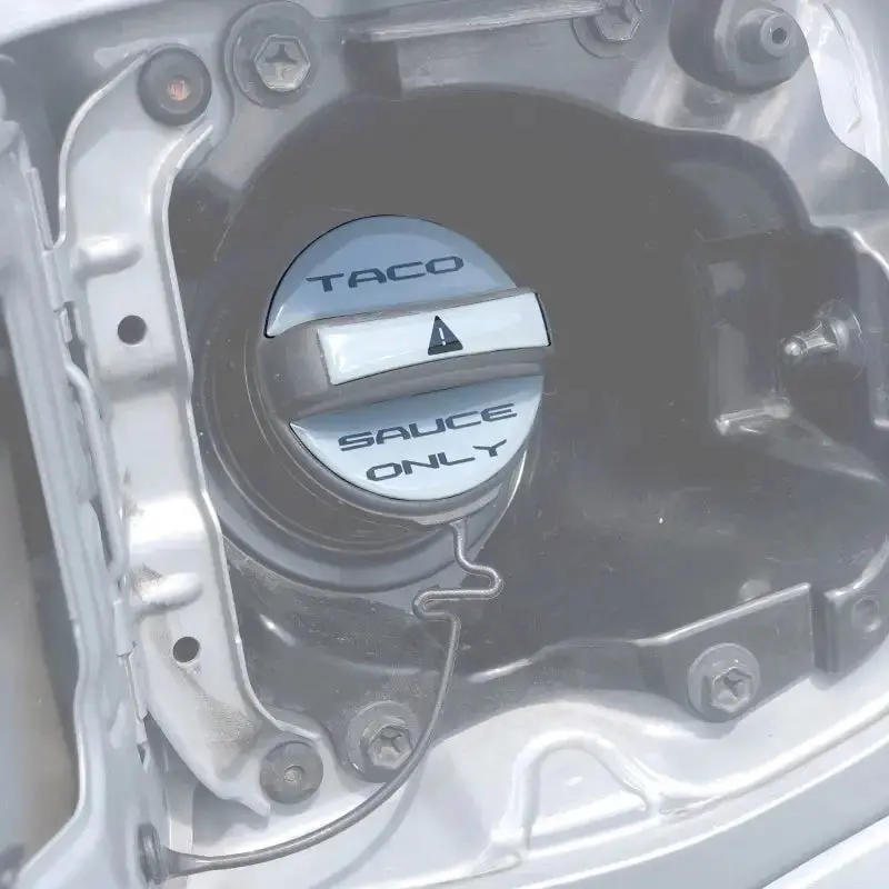 Fuel Cap Accent Trim Fits 2016-2023 Toyota Tacoma 1