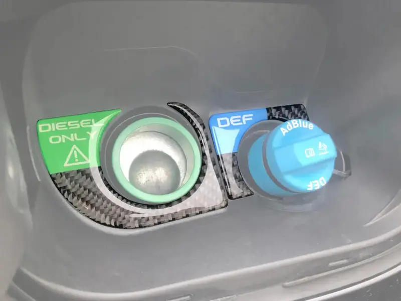 Fuel Fill Spout Ring Accent Overlays Fits 2019-2024 Chevrolet Silverado 1